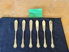 6 -Oneida ROYAL PRESTIGE OHS95 Glossy Stainless Flat Handle Master Butter Knives