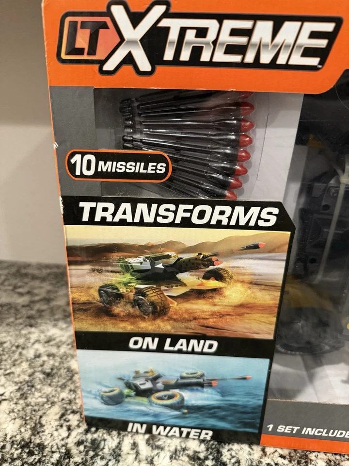 Little Tikes LTXtreme Land Sea RC 10 Missiles Rapid Fire Shooting Transformer - Image 3 of 4