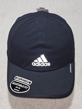 Adidas Superlite 2 Men's Aeroready Reflective UPF 50 Strapback Hat Cap Black NWT