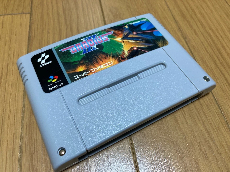 Gradius 3 Boxed CIB Nintendo Super Famicom SFC IN Stock KONAMI 1990 Japan import - Image 2 of 4