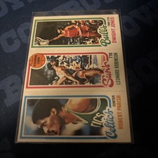 1980-81 TOPPS ROBERT PARISH - LEONARD ROBINSON - DWIGHT JONES 3366