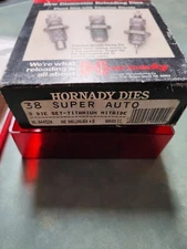 Hornady 38 Super Auto 3 Die Set. 044524  Titanium Nitride Series 2. Nice Set!