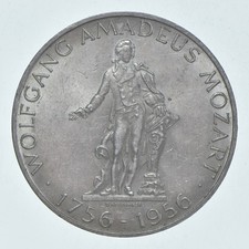 SILVER - WORLD Coin - 1956 Austria 25 Schilling - World Silver Coin *661