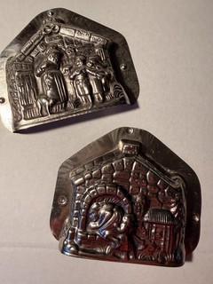 Antique Hansel & Gretel Chocolate Mold German 15374