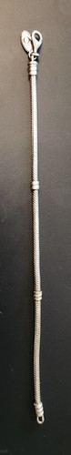 Early Gen Pandora Sterling Silver Snake Chain Bracelet 19cm 7.5" Lobster Tag