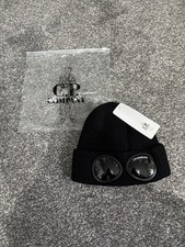 C.P. Company Black Beanie Brand New with Tags One Size Fits All 100% Cotton Hat