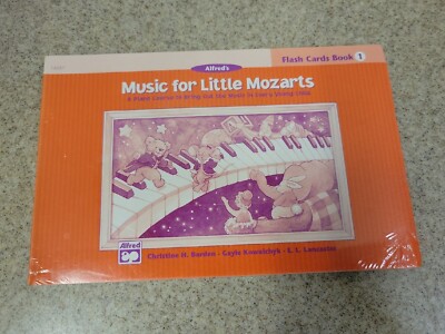 Music for Little Mozarts: Flash Cards 14587 Level 1 Piano Course Alfred's Sealed