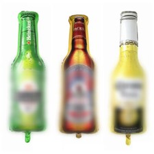 3pcs Large Beer Bottles Balloons Party Foil Decoration 18th 21st Dad Birthday UK