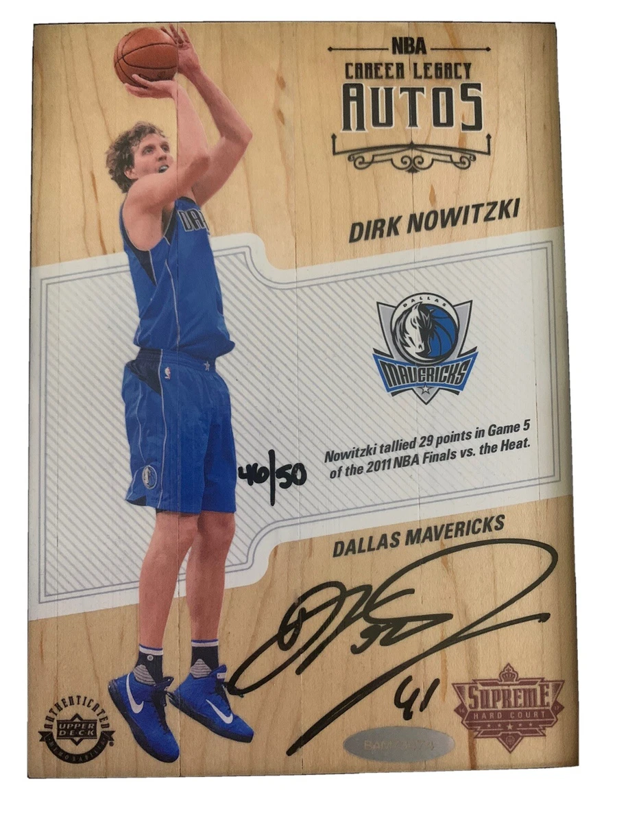 Dirk Nowitzki NBA Original Autographed Floorboards for sale | eBay