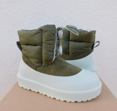 UGG OLIVE CLASSIC MAXI TOGGLE WINTER GALOSH BOOTS, WOMEN US 9/ EUR 40 ~NIB