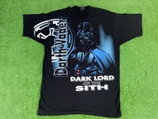 Vintage Star Wars Mens Darth Vader Dark Lord Sith 1997 Single Stitch AOP XL