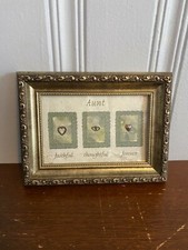 Decorative Frame Aunt: Faithful, Thoughtful, Forever Great Gift