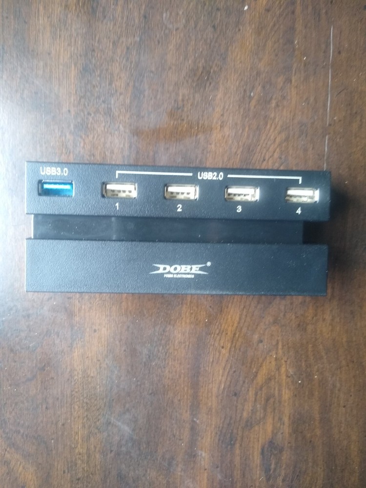 5-Port USB Hub for PS4 Console - Expansion & Charging Adapter  