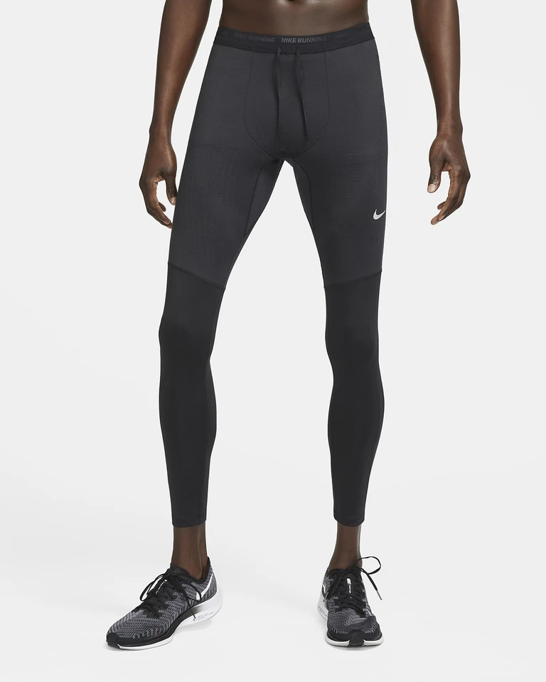 Small Mens Nike Dri-Fit Phenom Elite Running Tight Black Reflective S CZ8823-010
