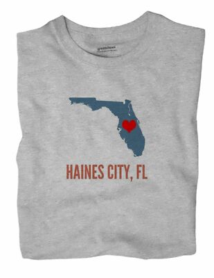 Haines City Florida FL T-Shirt HEART
