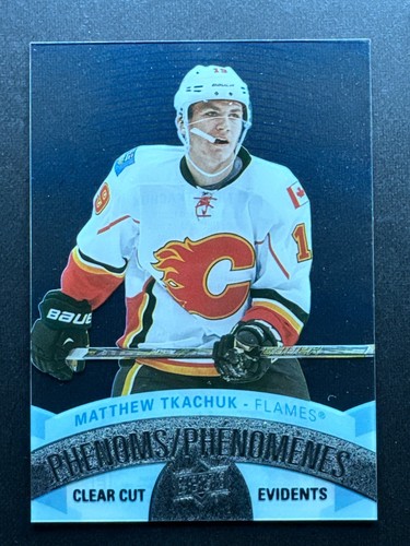 2017-18 UD Tim Hortons Matthew Tkachuk #CCP-5 Clear Cut Phenoms Calgary Flames - Bild 1 von 2