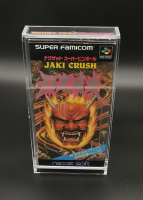 Acryl Schutz Box für Super Famicom Spiele UV Case mit Schiebeverschluss OVP
