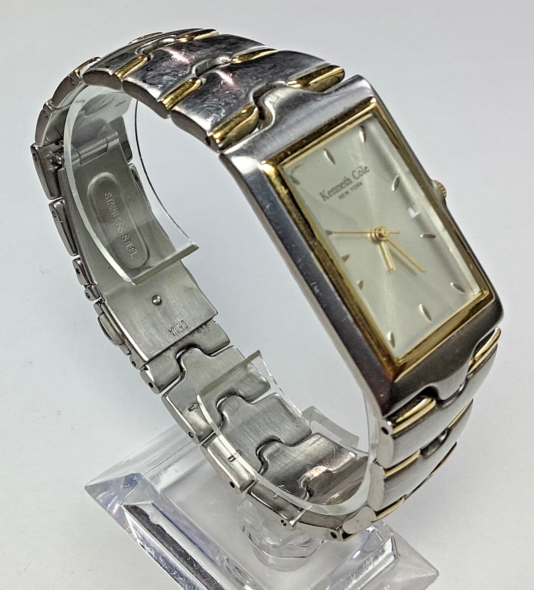 Kenneth Cole New York All Steel Mens Watch KC3306 26MM Date 
