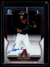 Juan Corniel 2023 Bowman Chrome 1st Autograph Auto Card #CPA-JCL