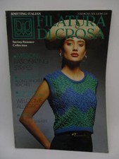 Vtg Italian Knitting Filatura Di Crosa Spring Summer Collection Book 12 Missoni