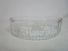 Winzerverband Niederoesterreich Ashtray Stadtsiegel Saurussel Rose Vintage Glass