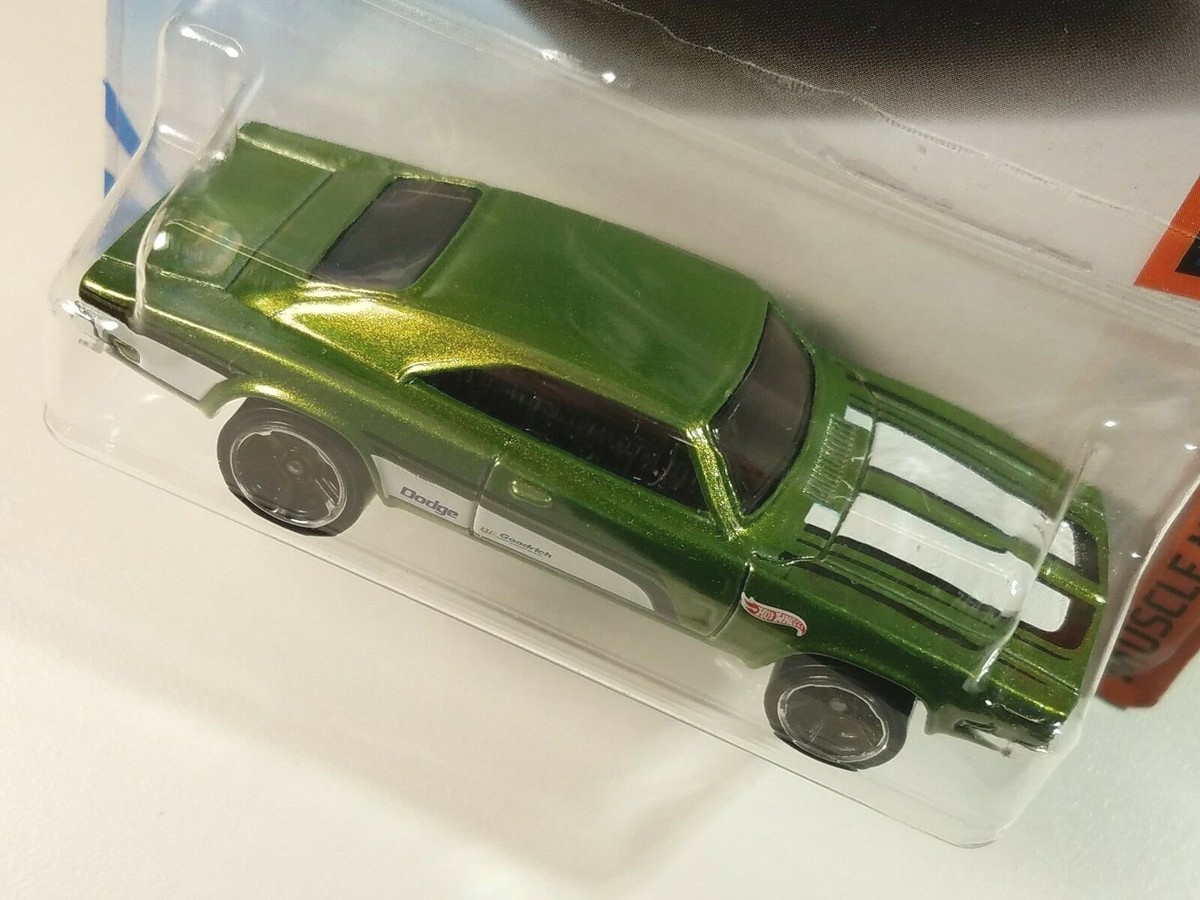 2017 Hot Wheels Metallic Green '69 Dodge Charger 500 92/365 | eBay