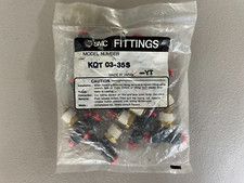 (PACK OF 10) KQT03-35S SMC FITTINGS 5/32 X 1/4 BRANCH TEE KQ2T03-35AS