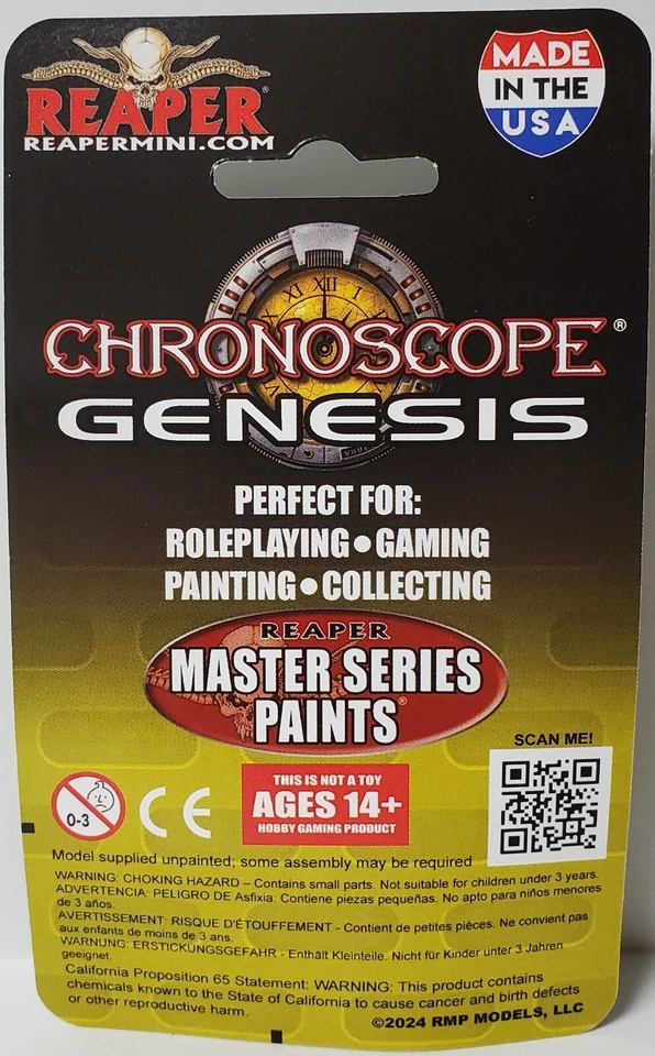 CRYPTID: SASQUATCH Reaper Miniatures Cronoscopio Génesis REM48008 Foto 4 de 4