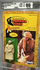AFA 90 Indiana Jones Raiders of the Lost Ark ROTLA 1982 Sallah 9-Back Mint MOC