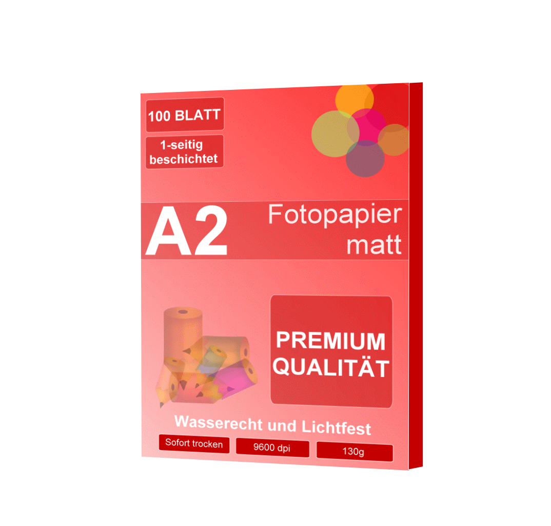 Inkjet Fotopapier Matt 130g 100 Blatt 1 Seitig Beschichtet Ebay