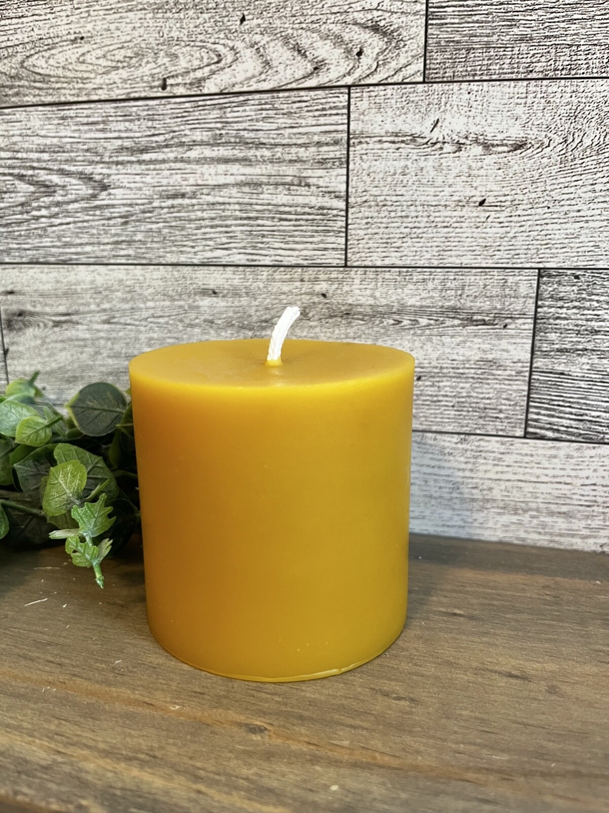 Pure Beeswax (bees wax)  - 3" x 3" cyl. pillar candle