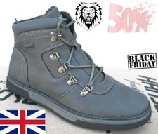 STIVALI UOMO  SCARPONCINI 40 STIVALETTI   PELLE PU INGROSSO COMODE E CALDE