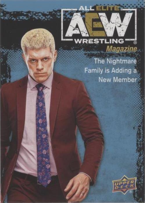 2021 Upper Deck AEW All Elite Wrestling - Cody Rhodes #85 - 1 of 1