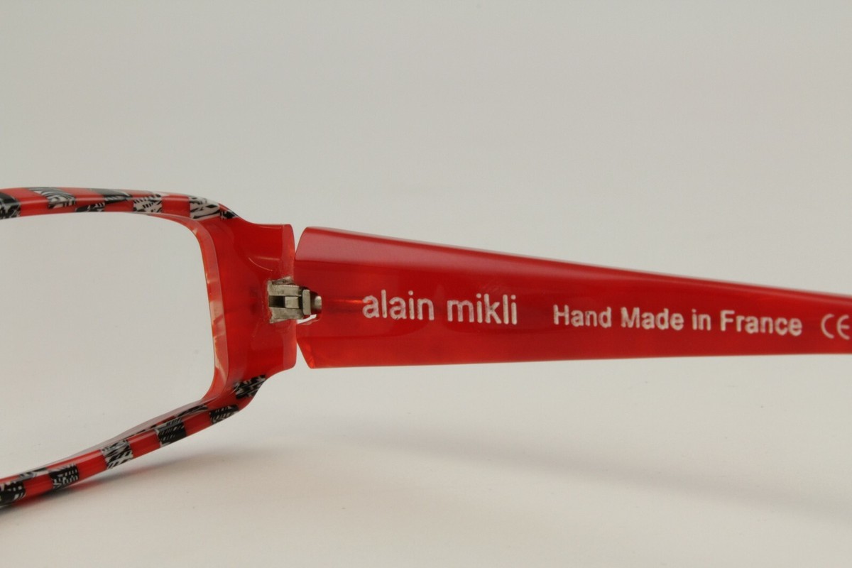 alain mikli 2186 レッド（Col 2190 Hand Made） Alain Mikli 2186 Col