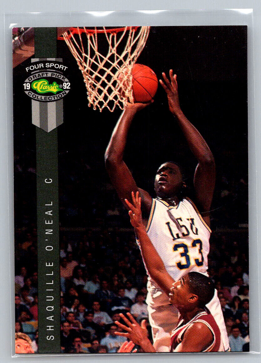 # 1 Shaquille O'Neal LSU Tigers 1992 Classic Four Sport