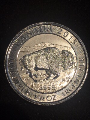 2015 Canada 1.25 oz Silver $8 Bison BU - Tube Fresh | eBay