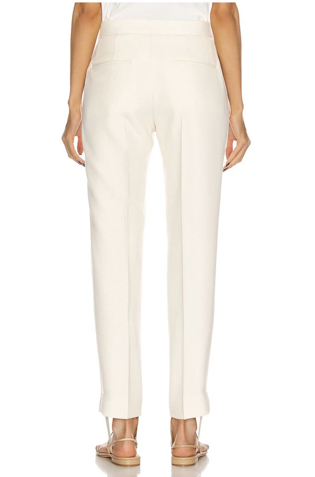 WARDROBE.NYC Pantalón Esmoquin Off White Formal Chic L Nuevo sin Etiquetas $645 Foto 4 de 4