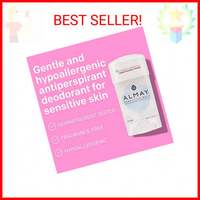 Desodorante Feminino Almay, Gel Antitranspirante, Hipoalergênico, Dermatologista - Imagem 2 de 2