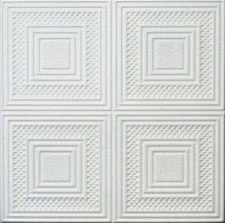 Home Decor, Ceiling Tiles, Glue Up, Foam,20"x20"  R11W, 8pcs Bundle 