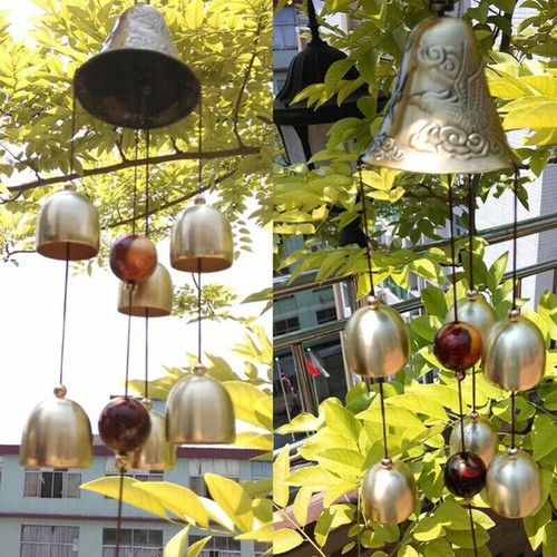 Wind Chime Ornaments, Door Hangings, Gifts, Outdoor Balcony Pendants, Metal... - Picture 14 of 24
