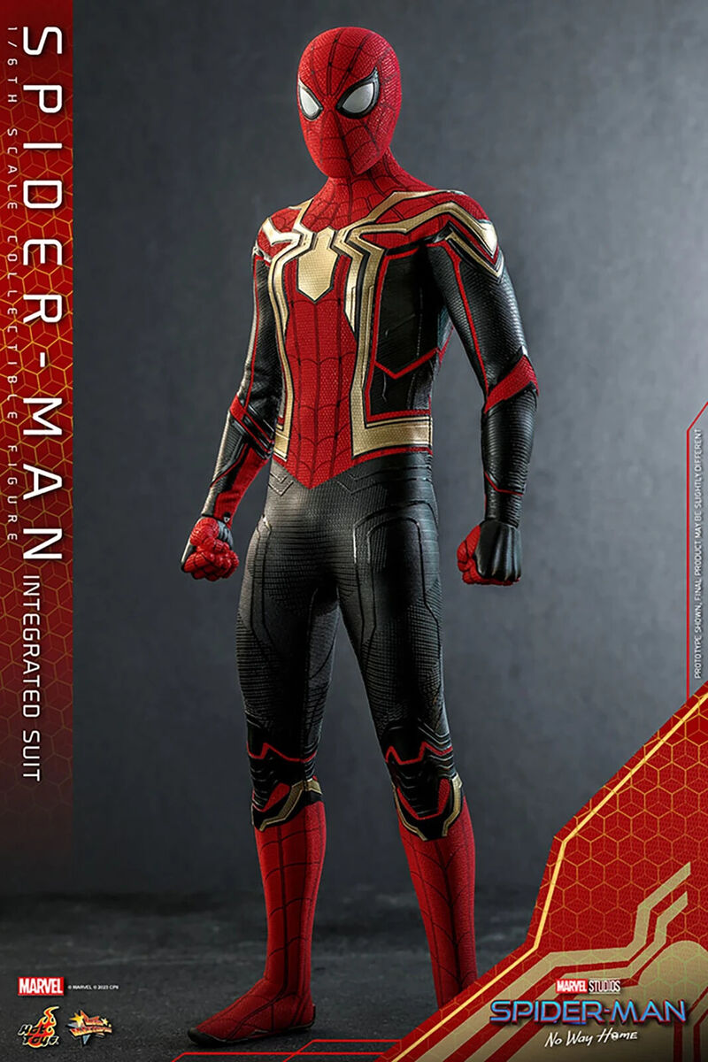 1/6 Spider-Man No Way Home Integrated Suit MMS623 Hot Toys 1/6 Spider-Man No Way Home Integrated Suit MMS623 Hot Toys