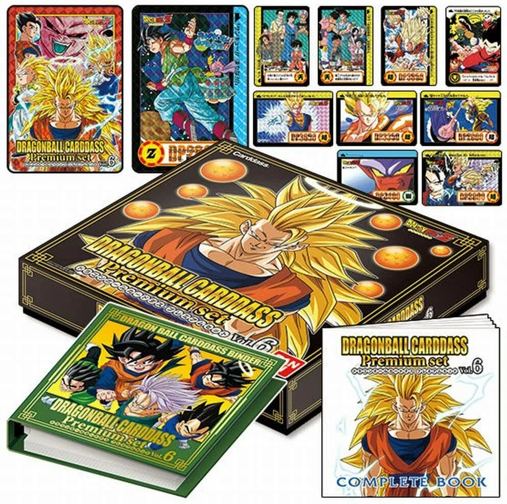 Premium BANDAI DRAGON BALL CARDDASS Premium set Vol.6 From Japan New