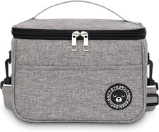 Borsa Termica Porta Pranzo 6.4L, Borsa Termica Frigo per Ufficio Viaggio Picnic