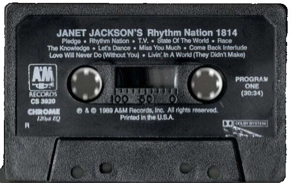 Janet JACKSON casetes de Música