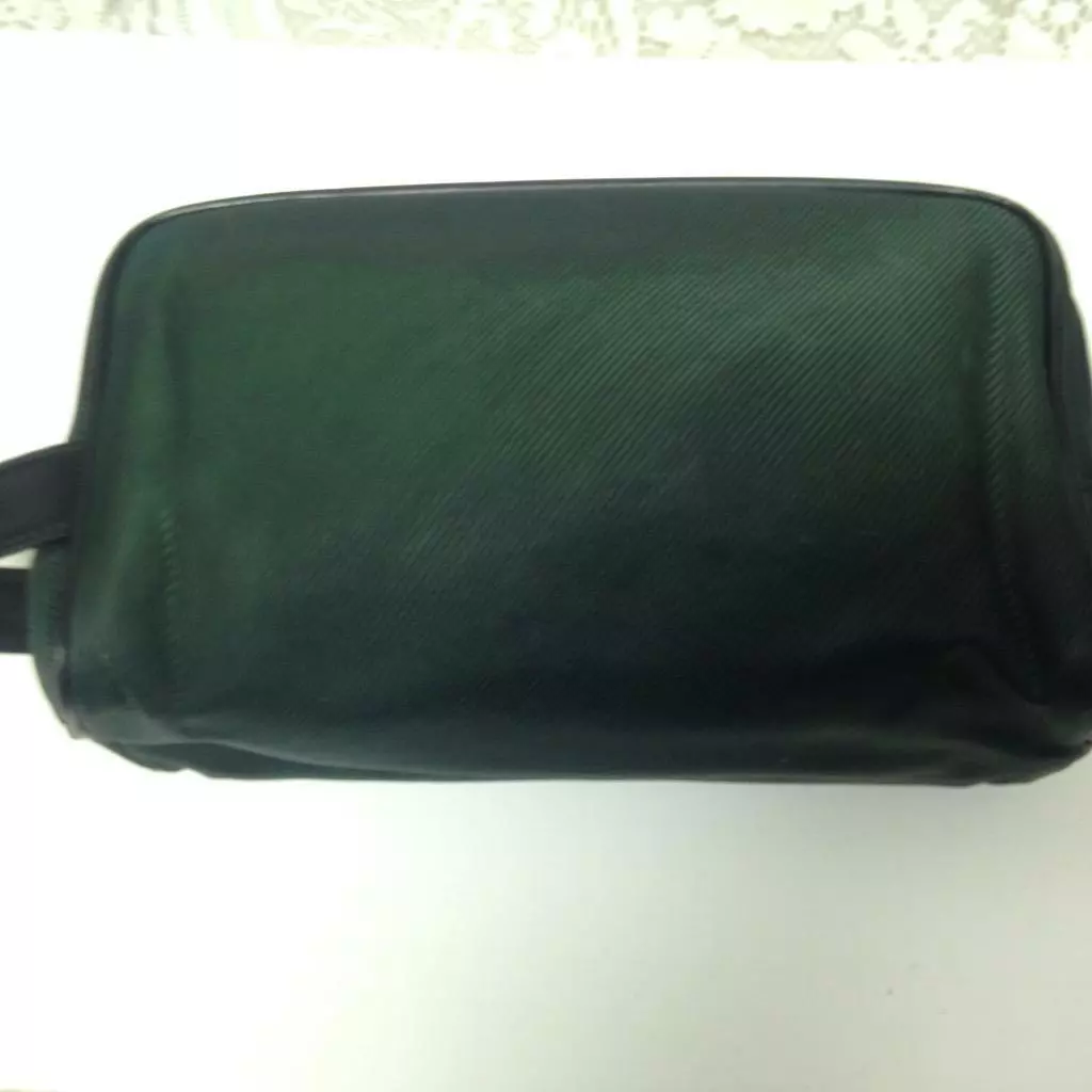 Authentic Louis Vuitton, Drk Green Canvas, Mens Pouch- Clutch 10in x 6in x  4in