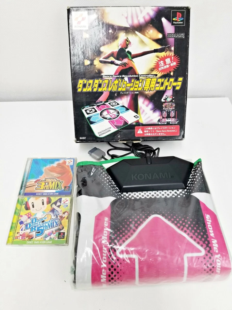 Playstation 1 Controller DDR Dance Dance Revolution Mat Japan DHL 1 week to USA