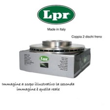 KIT COPPIA 2 DISCHI FRENO FIAT DOBLO Cargo 223 1.9 JTD Multijet - Cassone -  Fur