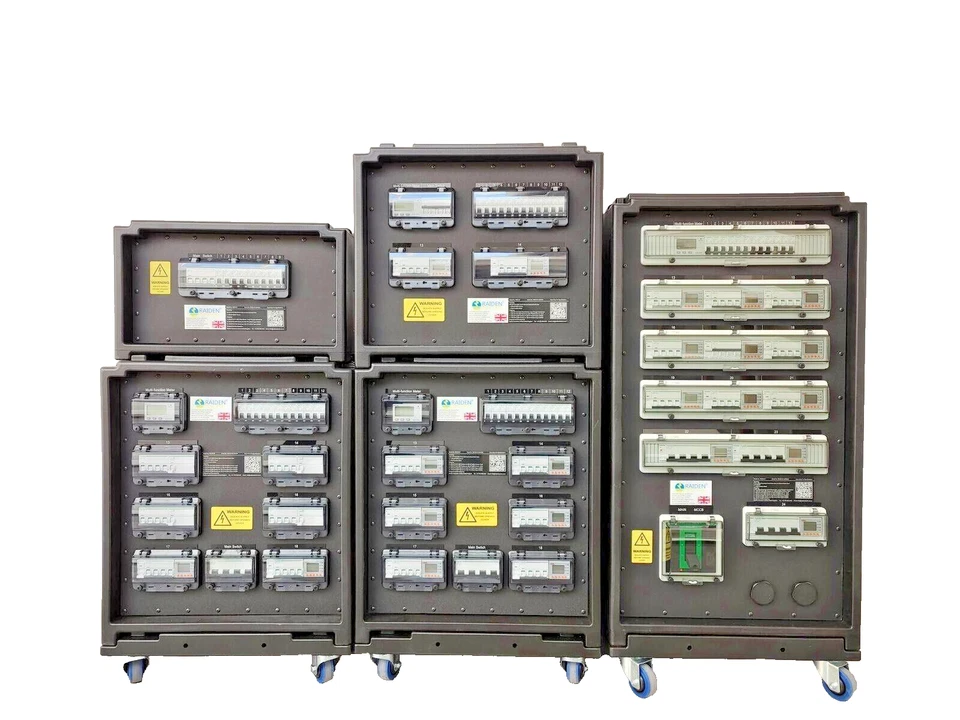 Raiden Power Distribution Box 32A 3 Phase Distro IP44 MCB 32Amp With RCBO - Image 4 of 4