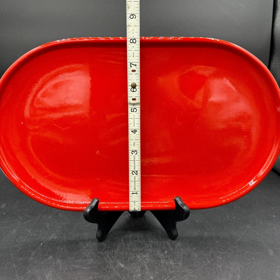 Waechtersbach Christmas Tree Sandwich Pastry Serving Tray Oval 14" - Image 2 of 4