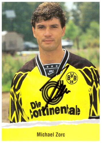 Bor.Dortmund Michael Zorc (1994/95) Autogrammkarte (04.24) - Afbeelding 1 van 1